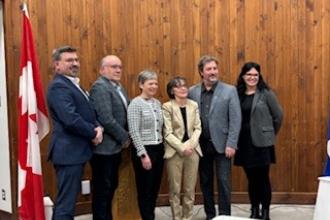Photo officielle de l'inauguration